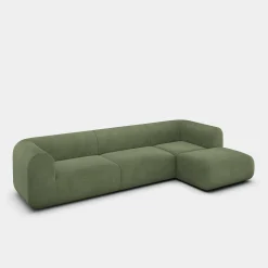 Plump Left Arm & Right Facing Chaise Longue Modular Sofa