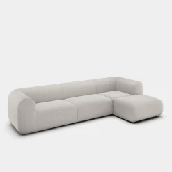 Plump Left Arm & Right Facing Chaise Longue Modular Sofa