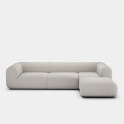 Plump Left Arm & Right Facing Chaise Longue Modular Sofa