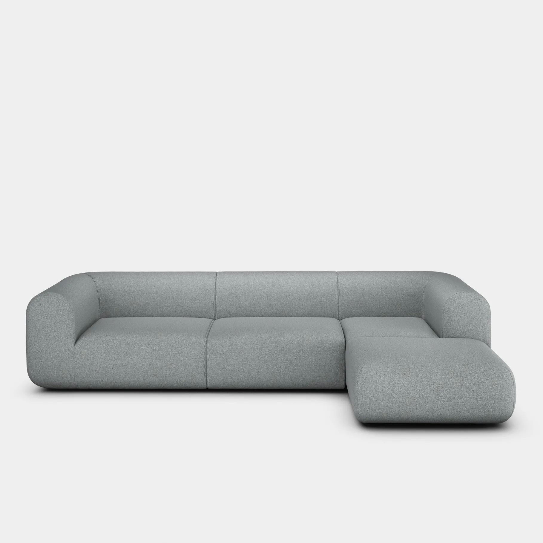 Plump Left Arm & Right Facing Chaise Longue Modular Sofa