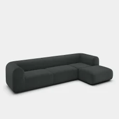 Plump Left Arm & Right Facing Chaise Longue Modular Sofa