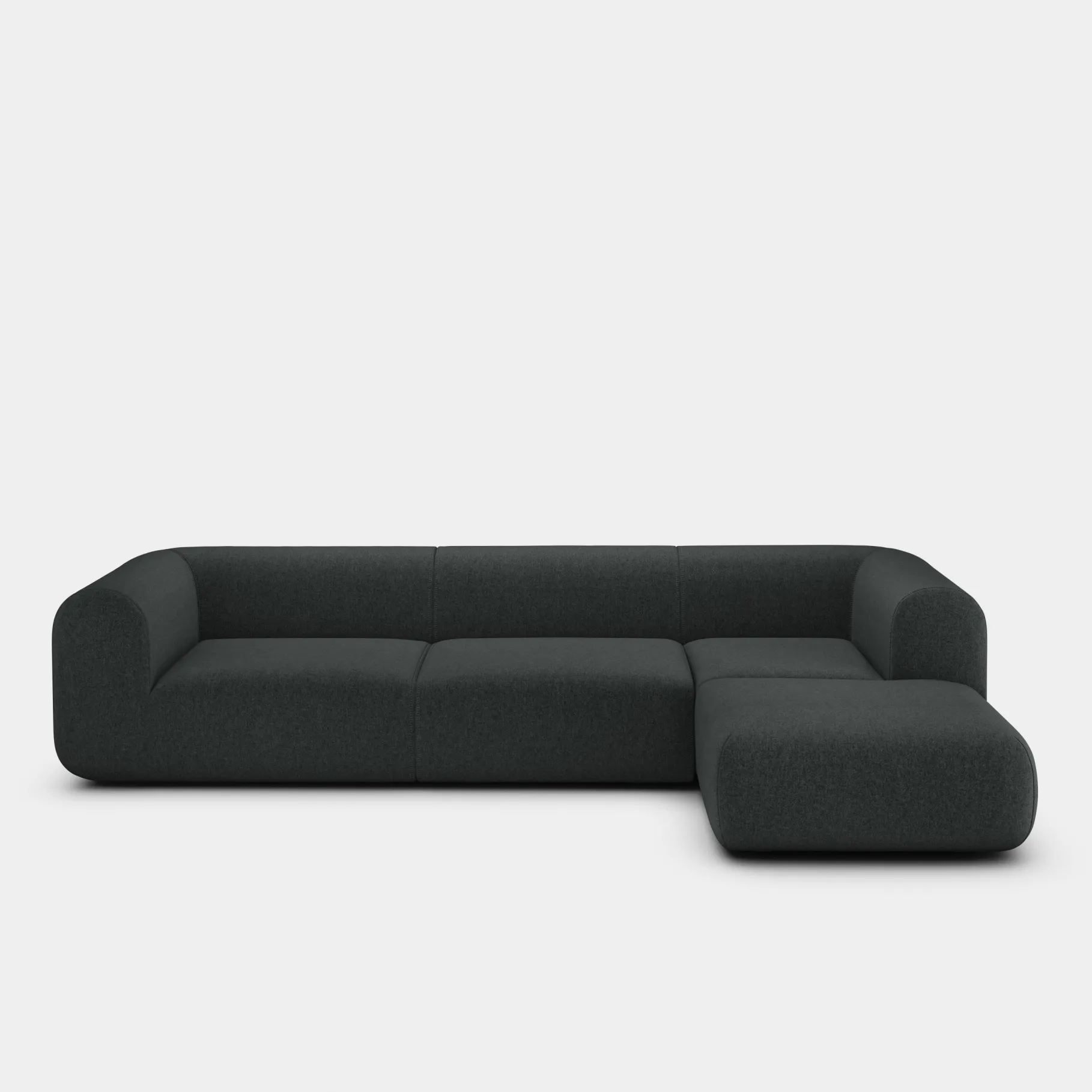 Plump Left Arm & Right Facing Chaise Longue Modular Sofa
