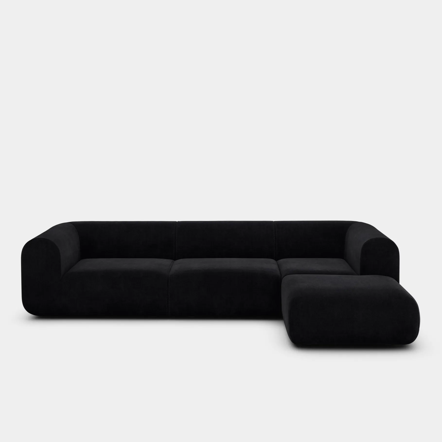 Plump Left Arm & Right Facing Chaise Longue Modular Sofa