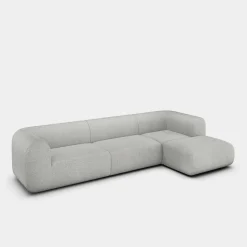Plump Left Arm & Right Facing Chaise Longue Modular Sofa