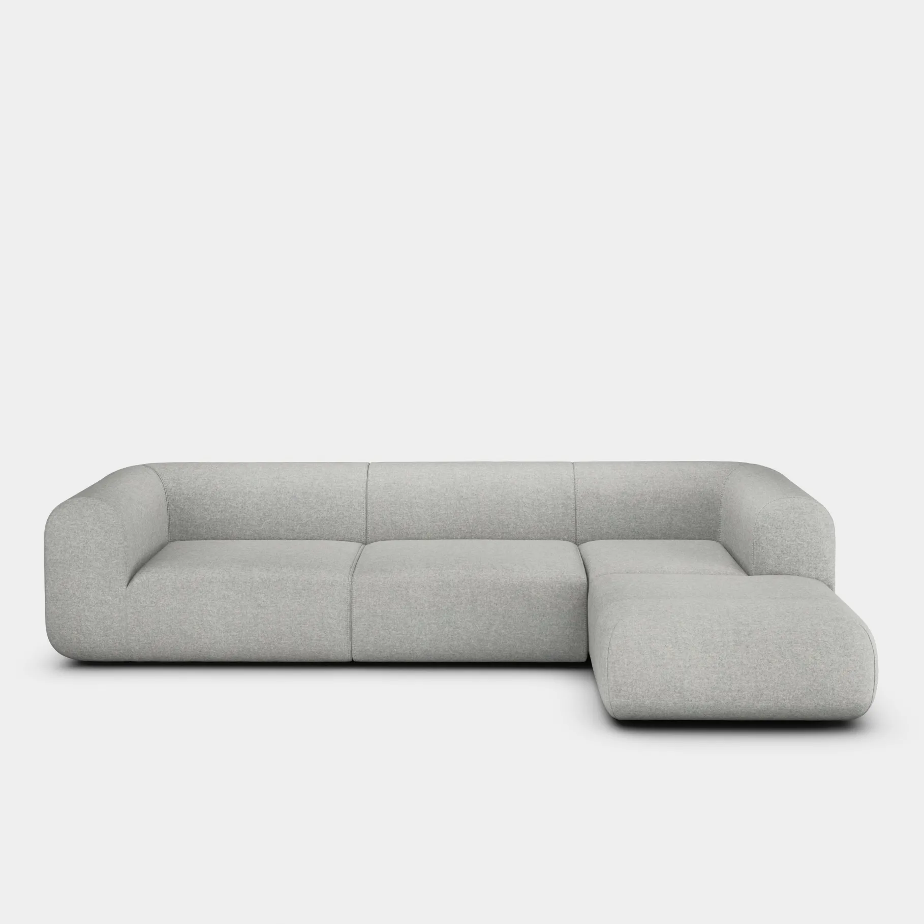 Plump Left Arm & Right Facing Chaise Longue Modular Sofa