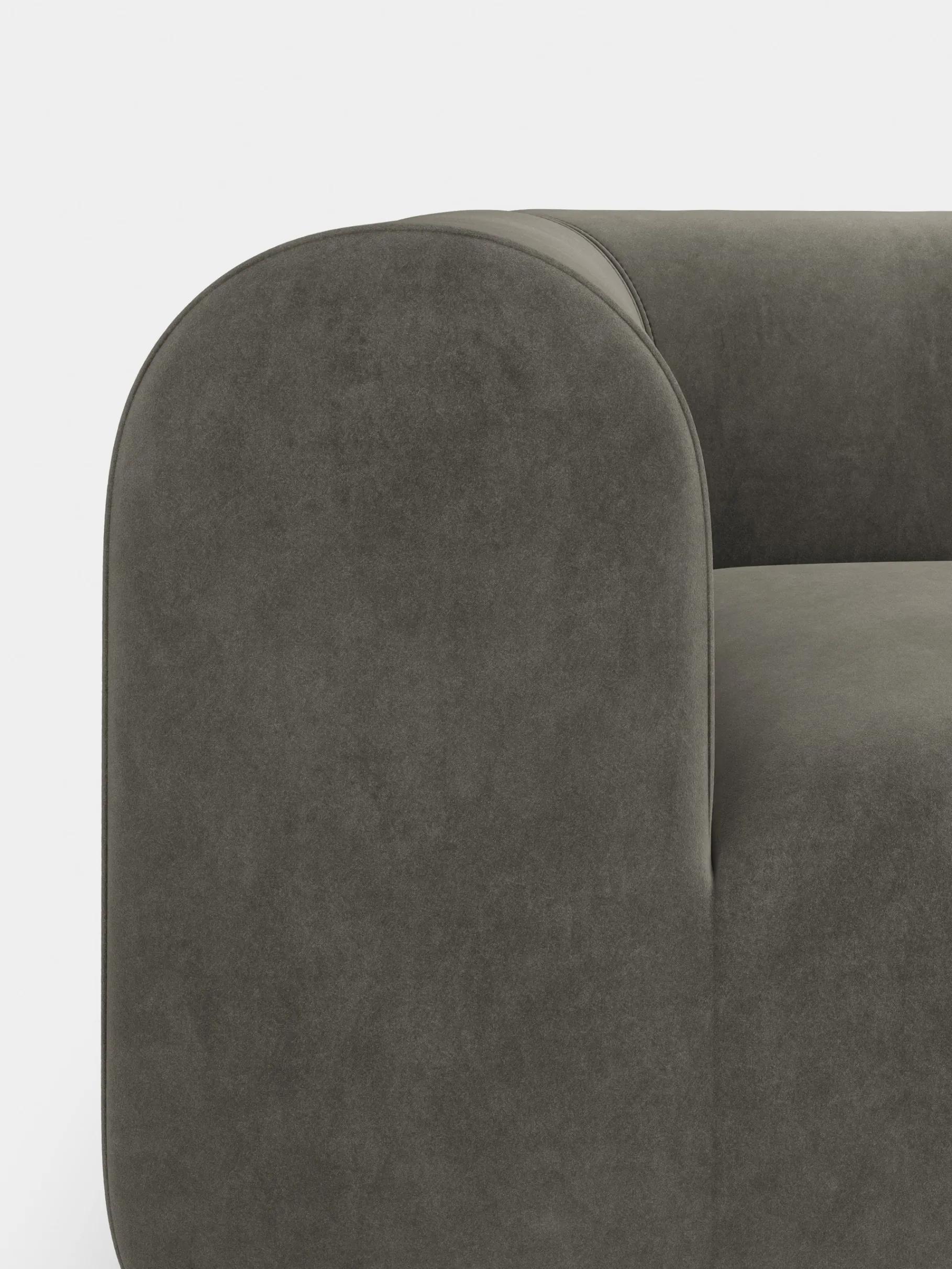 Plump Left Arm & Right Facing Chaise Longue Modular Sofa