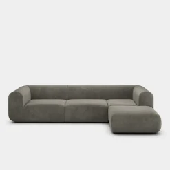 Plump Left Arm & Right Facing Chaise Longue Modular Sofa