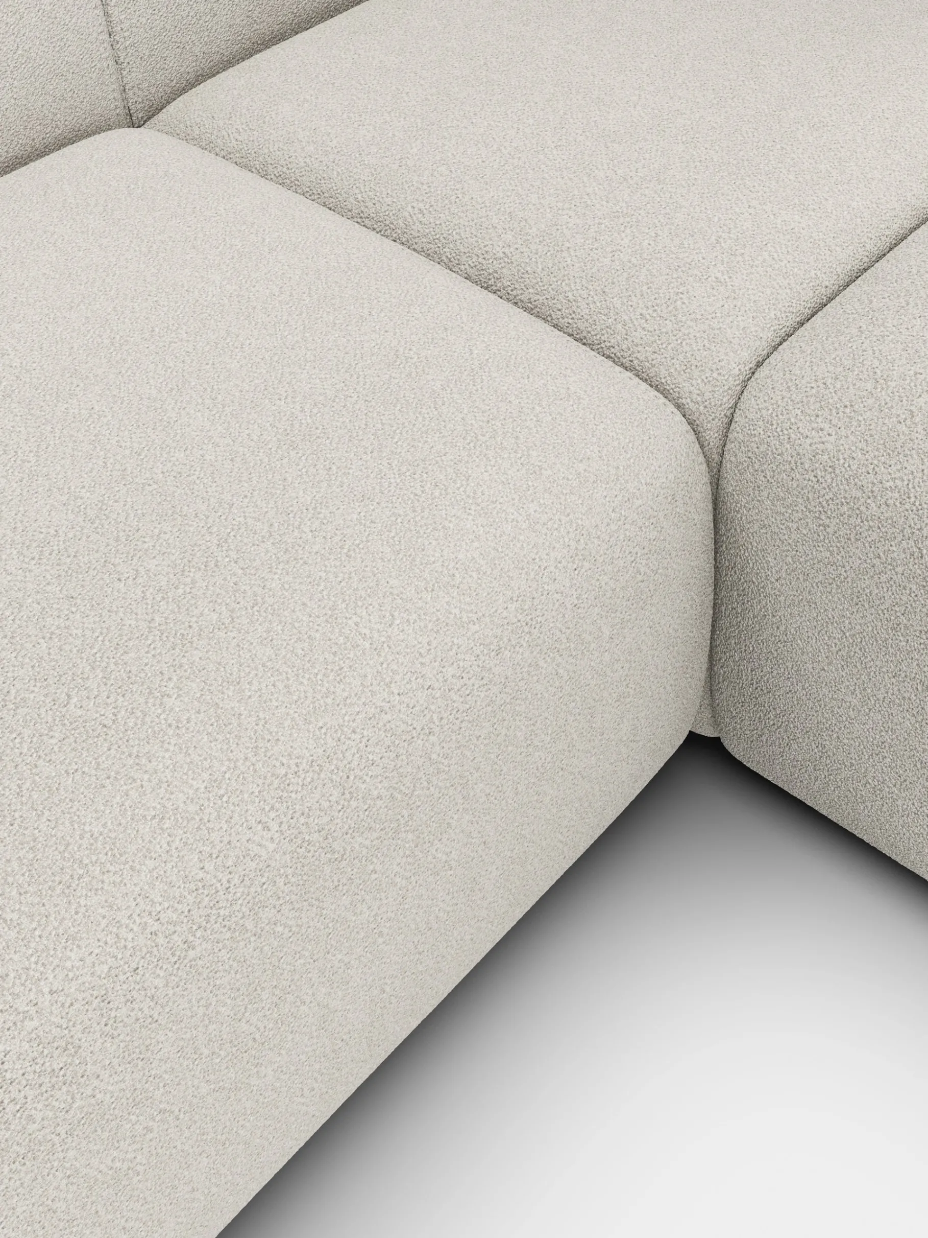 Plump Left Arm & Right Facing Chaise Longue Modular Sofa