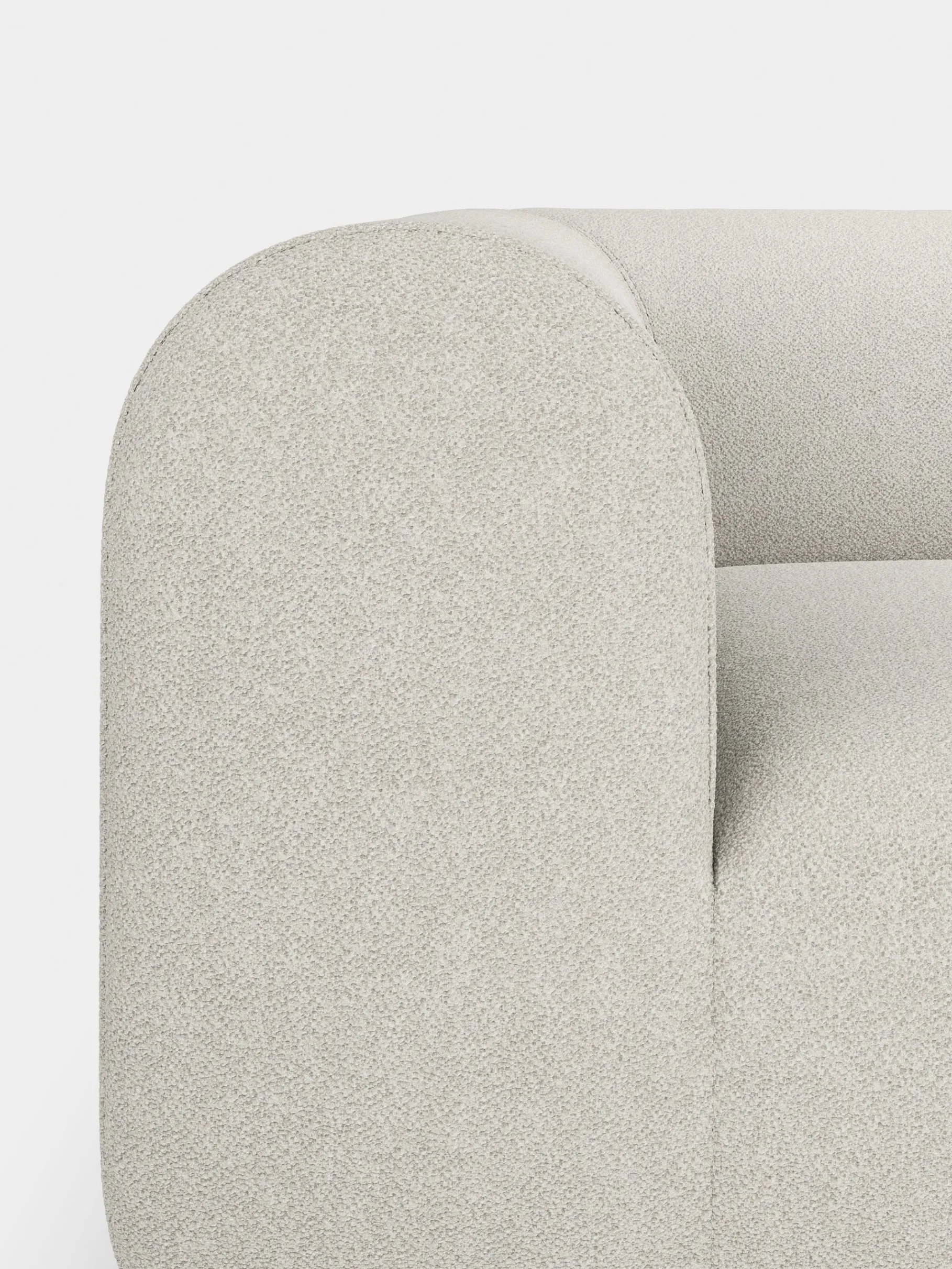 Plump Left Arm & Right Facing Chaise Longue Modular Sofa