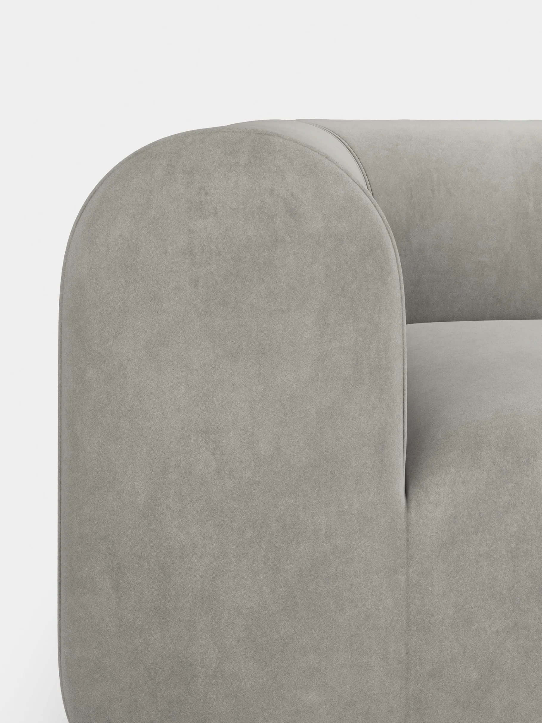 Plump Left Arm & Right Facing Chaise Longue Modular Sofa