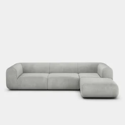 Plump Left Arm & Right Facing Chaise Longue Modular Sofa
