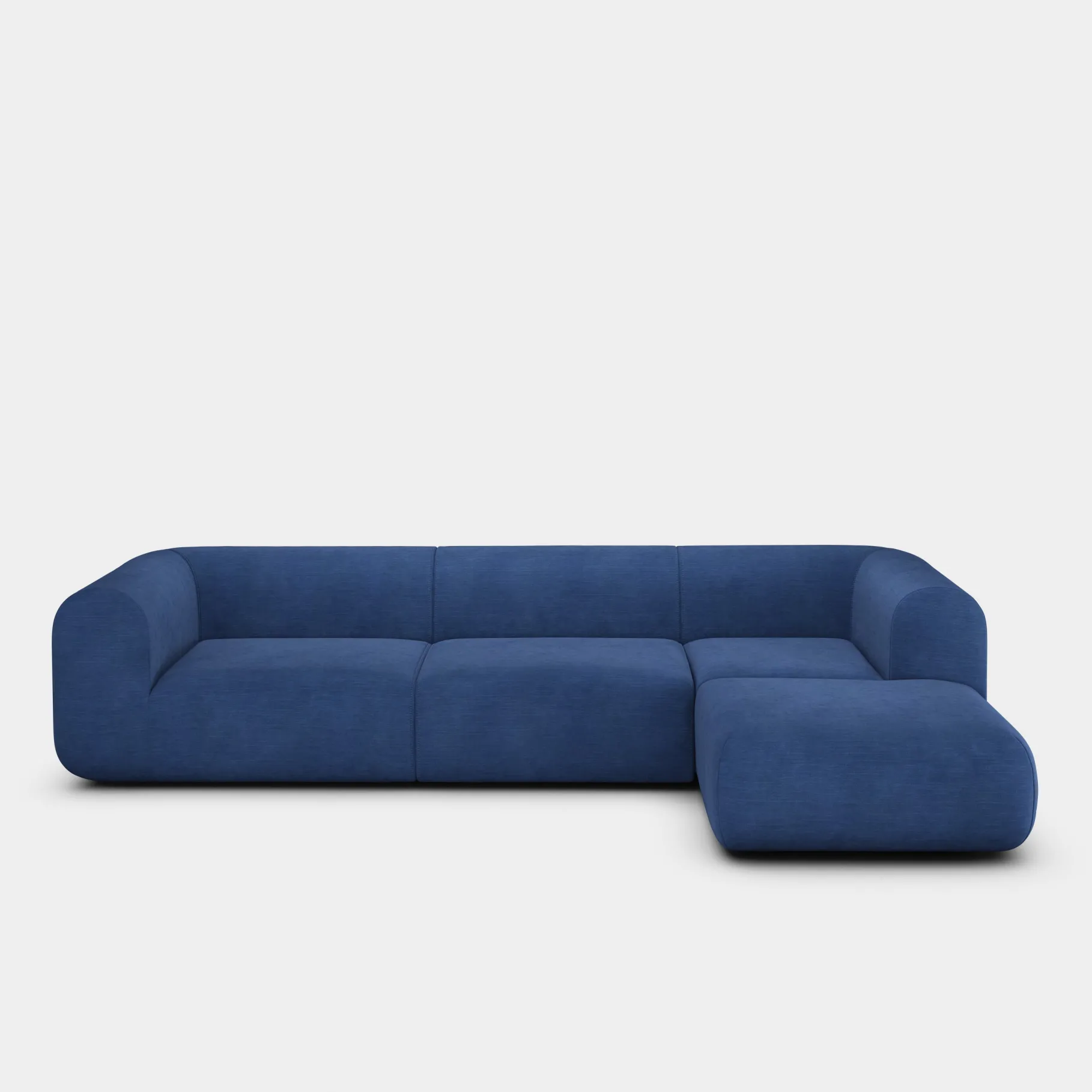 Plump Left Arm & Right Facing Chaise Longue Modular Sofa