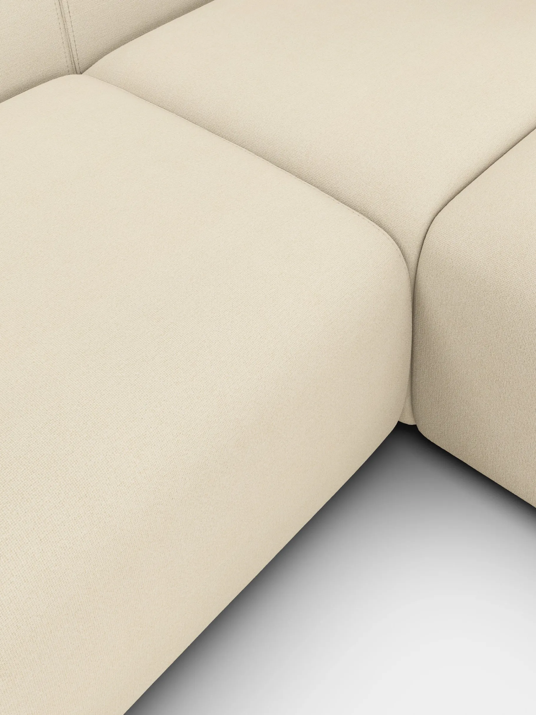 Plump Left Arm & Right Facing Chaise Longue Modular Sofa