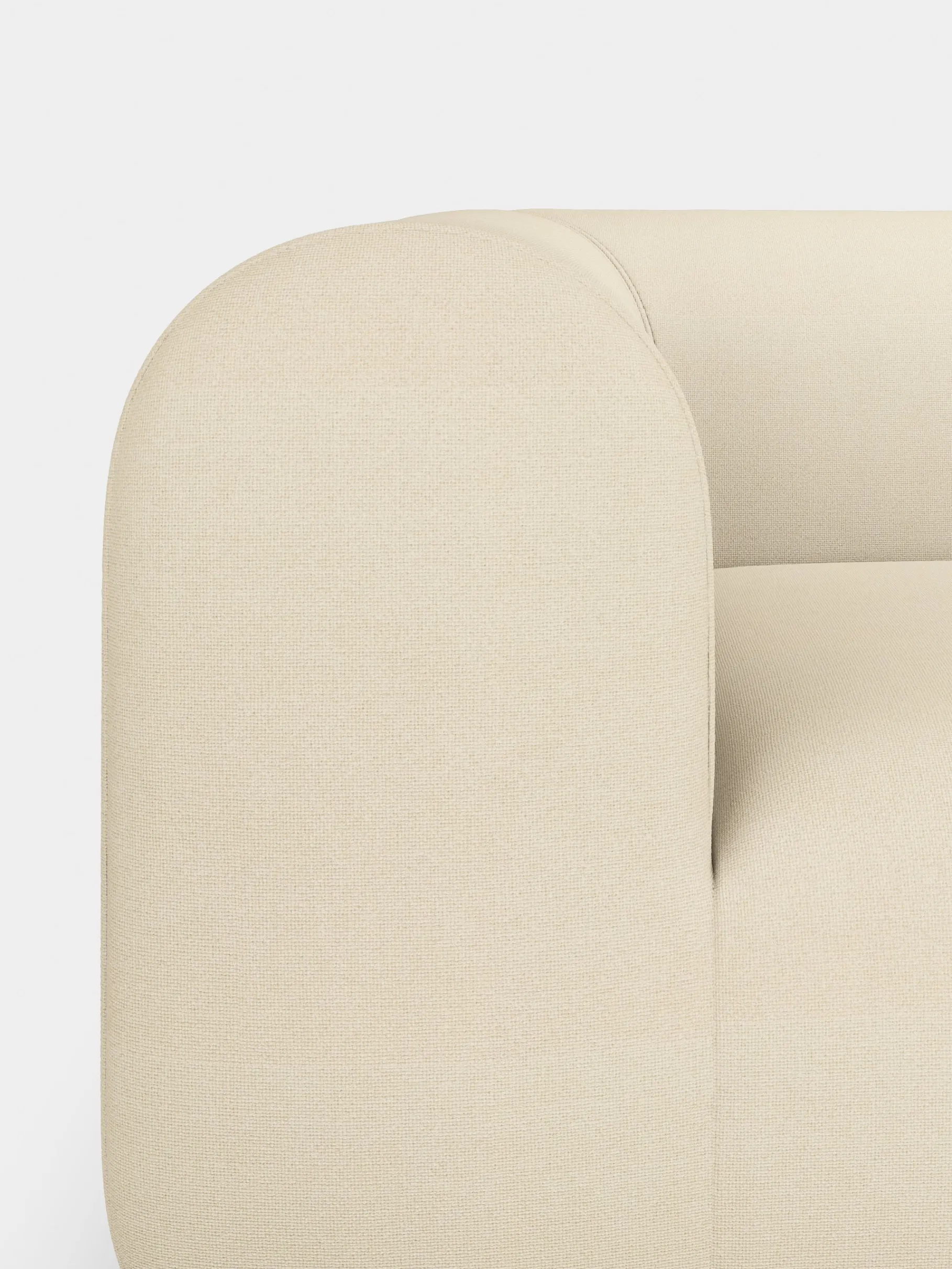 Plump Left Arm & Right Facing Chaise Longue Modular Sofa