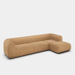Plump Left Arm & Right Facing Chaise Longue Modular Sofa