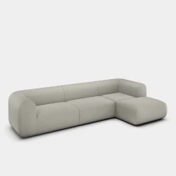 Plump Left Arm & Right Facing Chaise Longue Modular Sofa