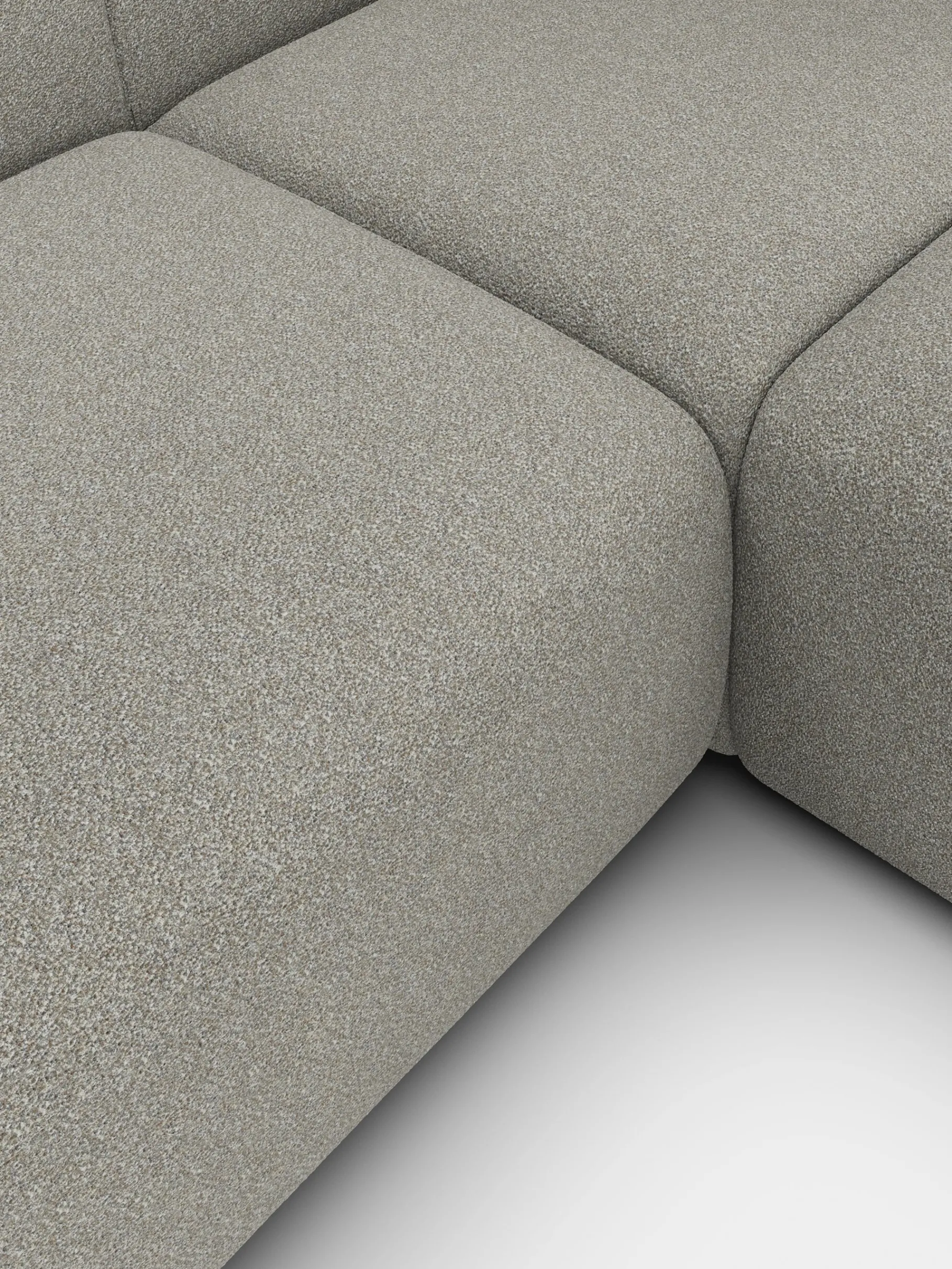 Plump Left Arm & Right Facing Chaise Longue Modular Sofa