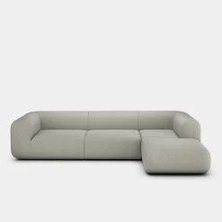 Plump Left Arm & Right Facing Chaise Longue Modular Sofa