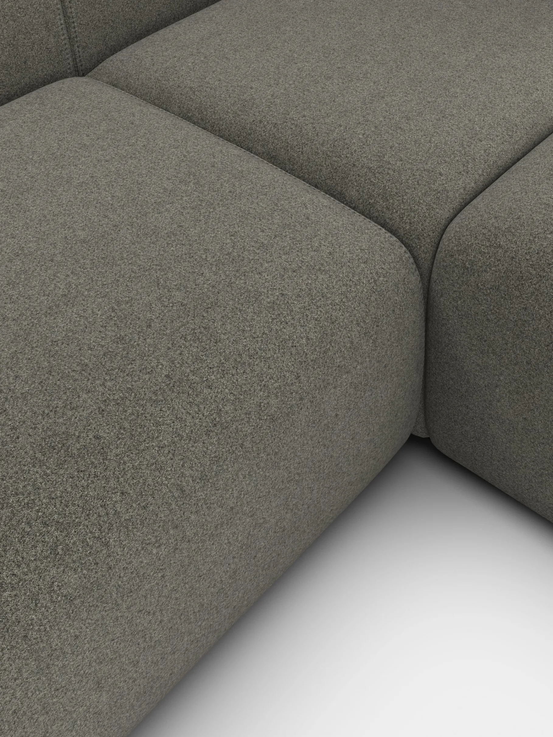 Plump Left Arm & Right Facing Chaise Longue Modular Sofa