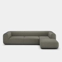 Plump Left Arm & Right Facing Chaise Longue Modular Sofa