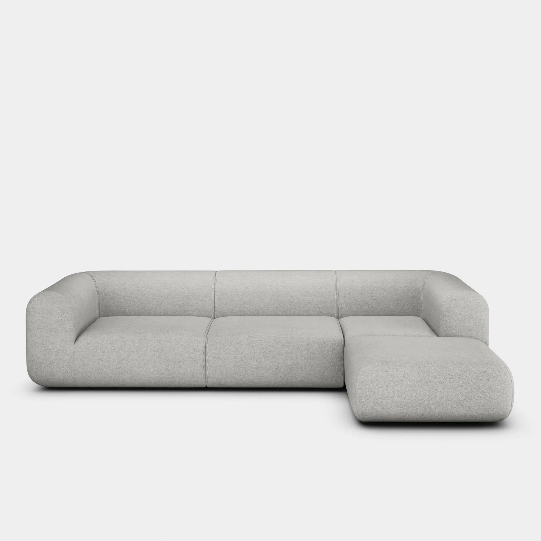 Plump Left Arm & Right Facing Chaise Longue Modular Sofa