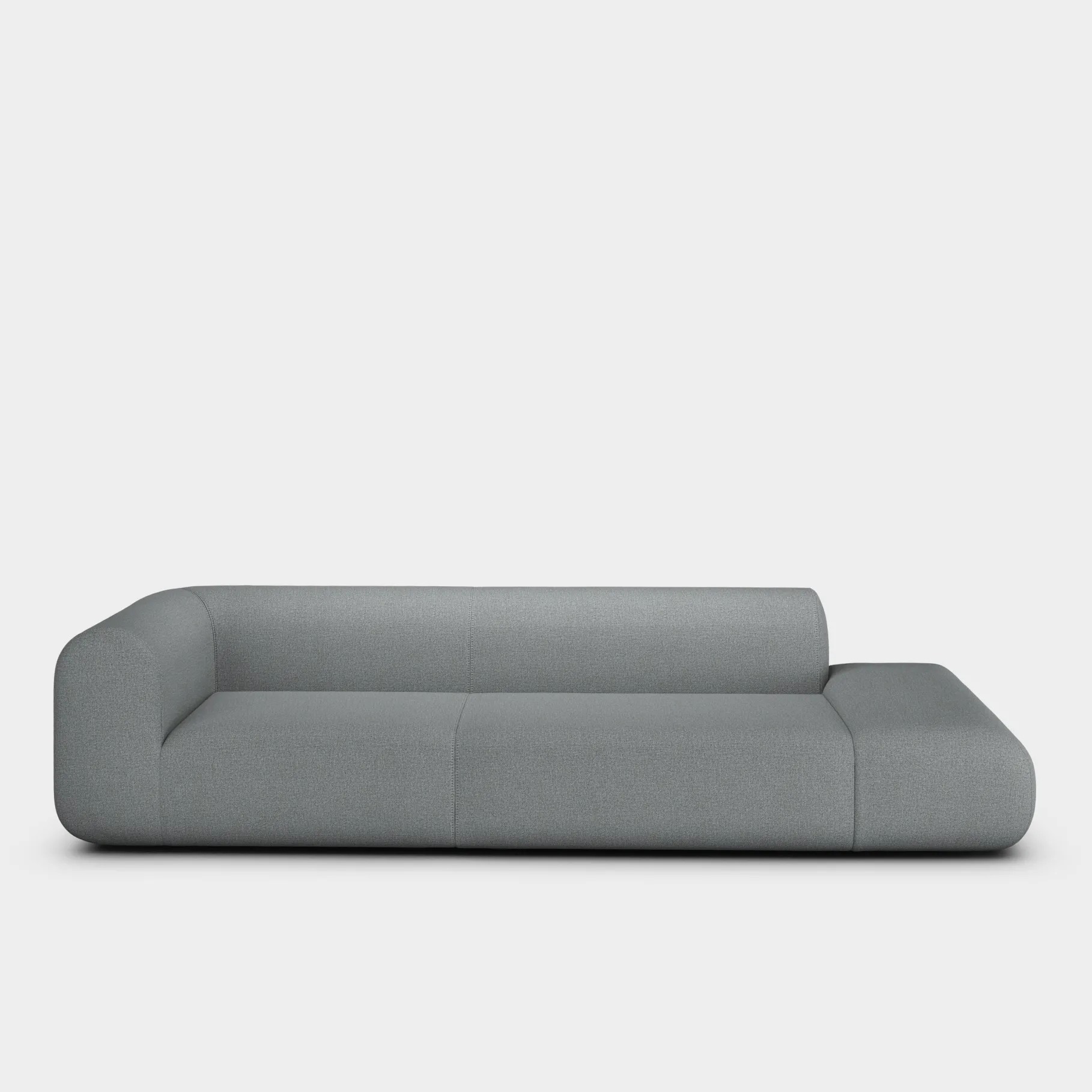 Plump Left Arm Facing Backrest Modular Sofa