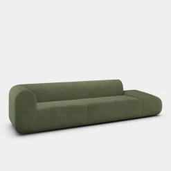 Plump Left Arm Facing Backrest Modular Sofa