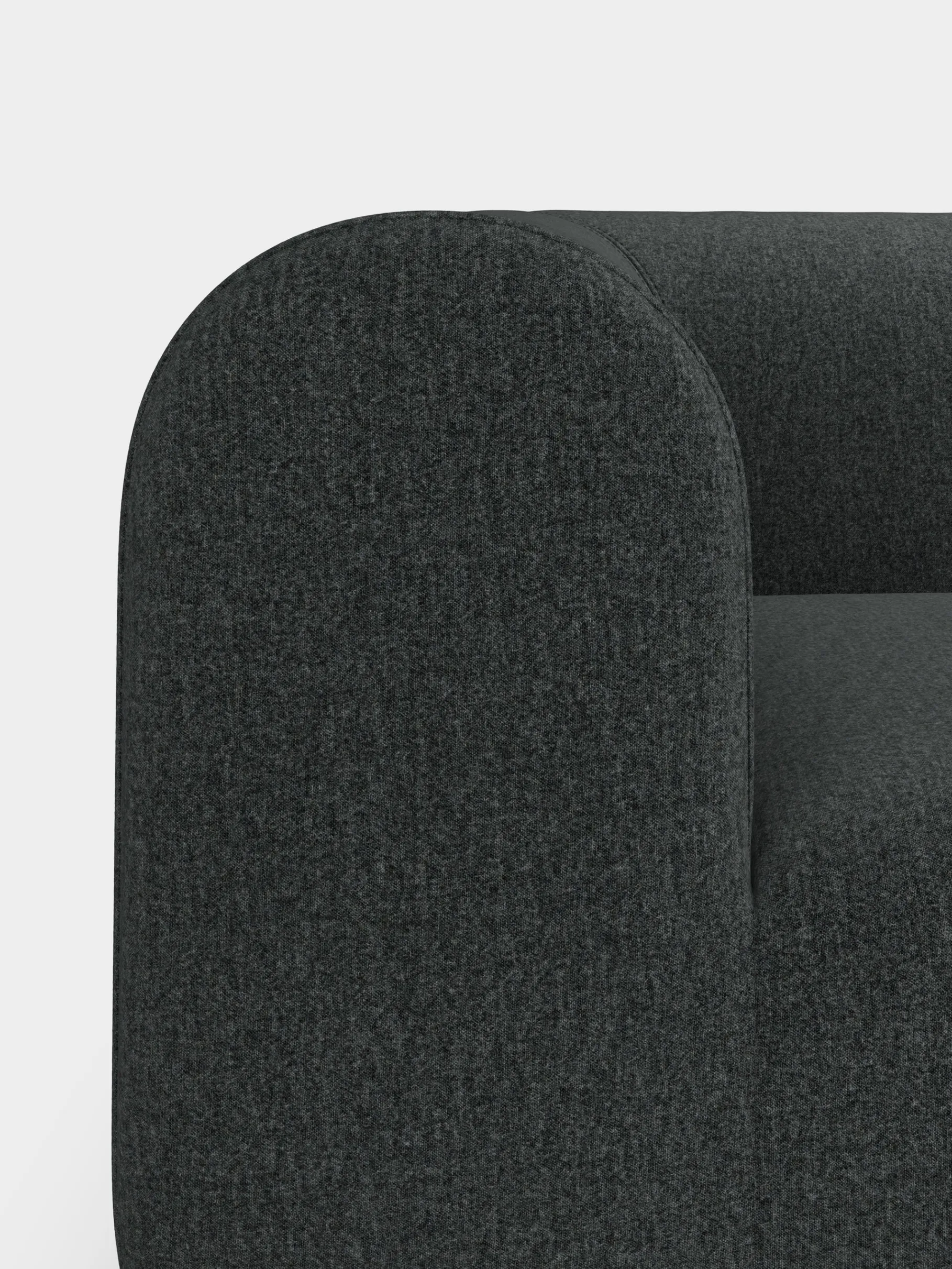 Plump Left Arm Facing Backrest Modular Sofa