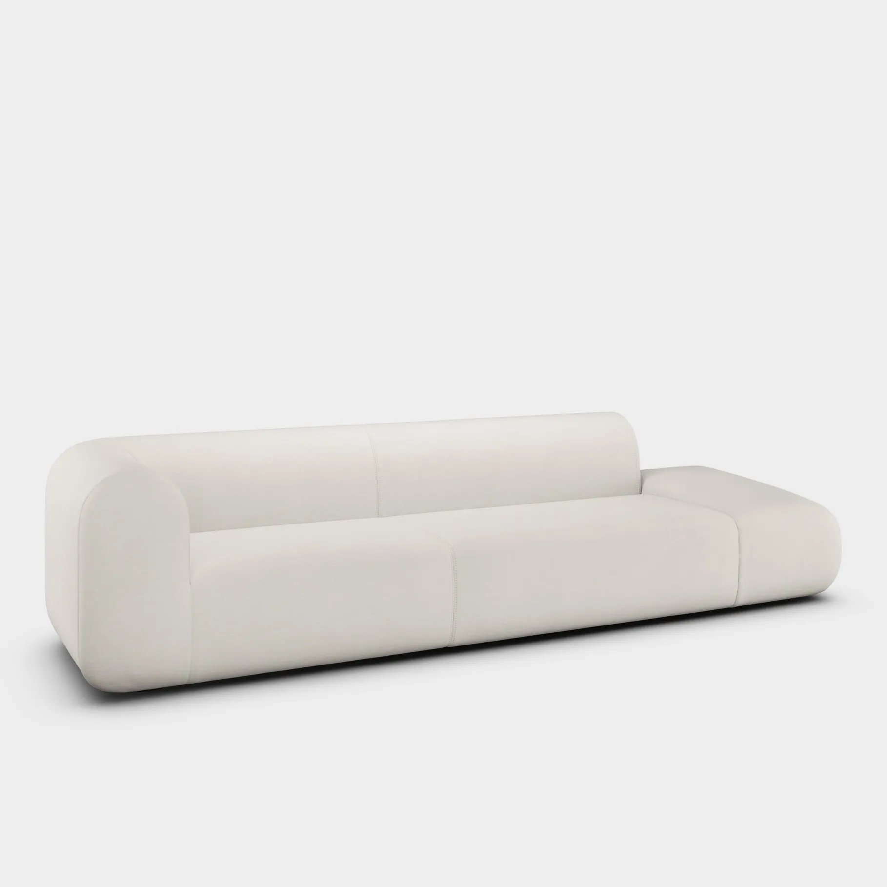 Plump Left Arm Facing Backrest Modular Sofa