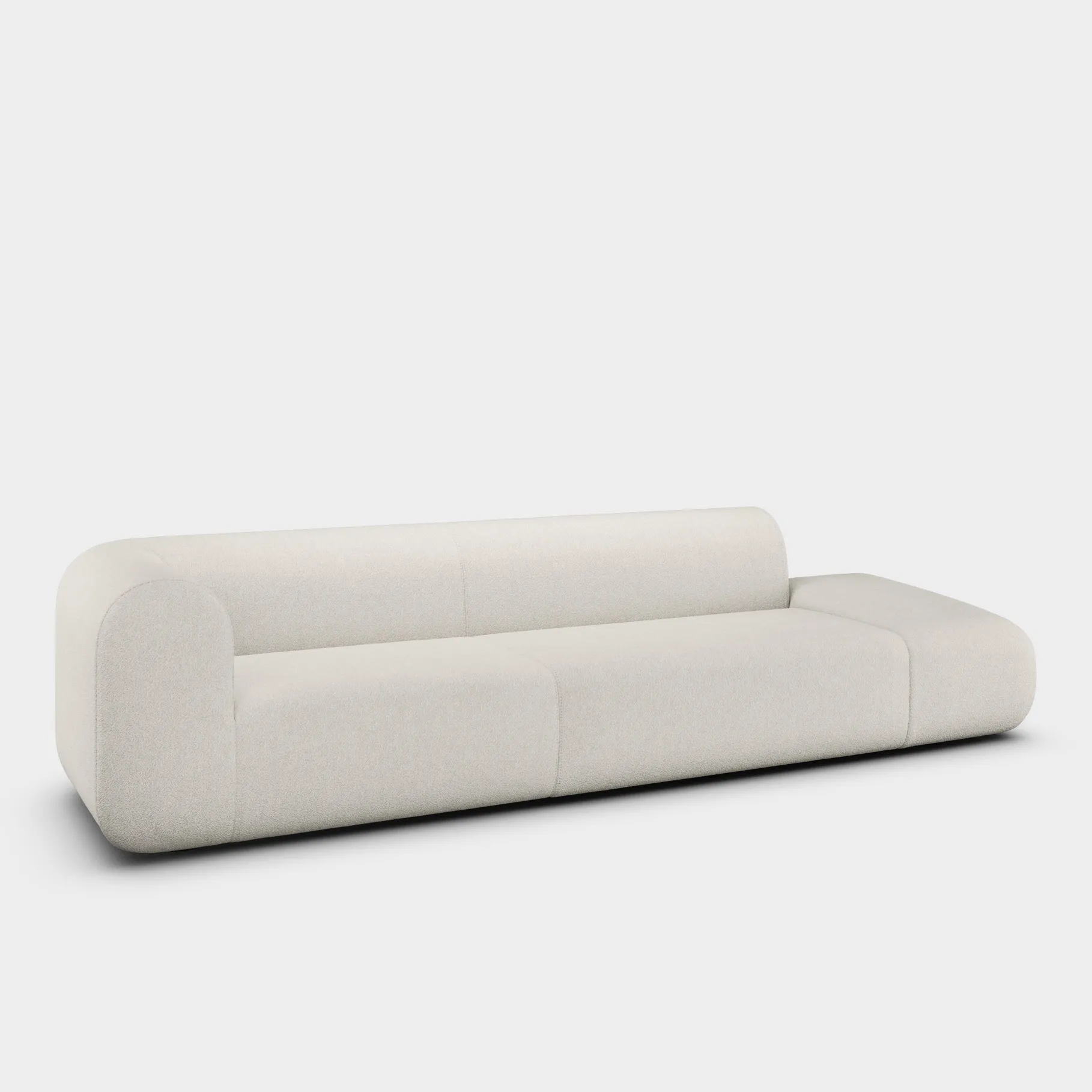 Plump Left Arm Facing Backrest Modular Sofa