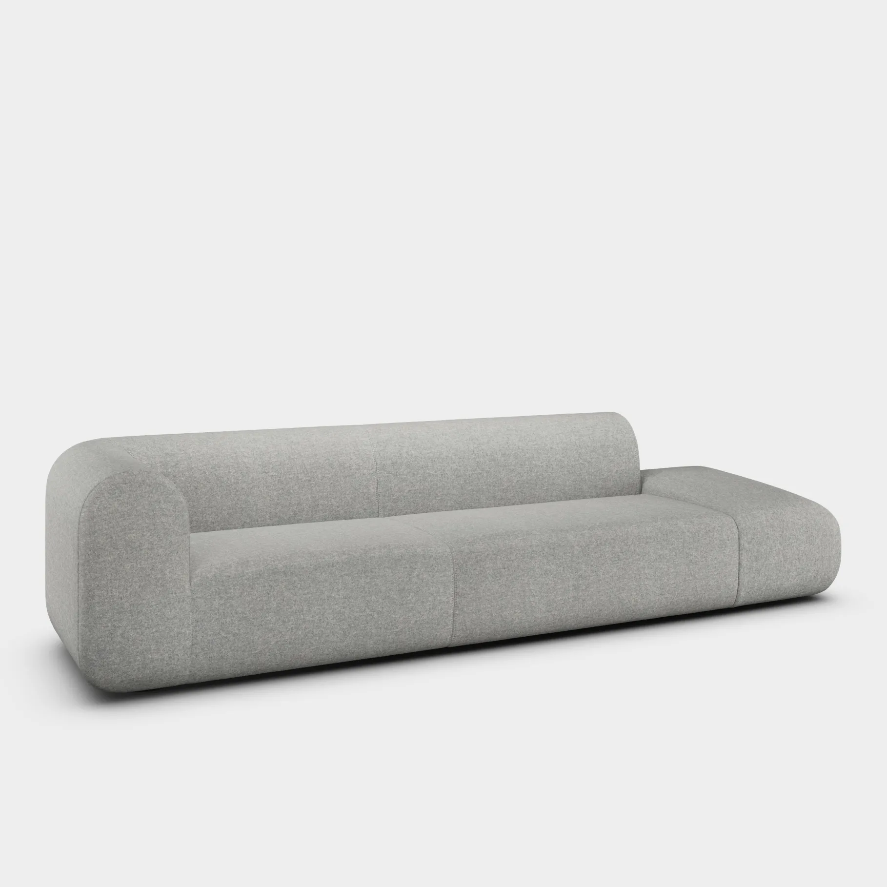 Plump Left Arm Facing Backrest Modular Sofa