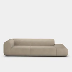 Plump Left Arm Facing Backrest Modular Sofa