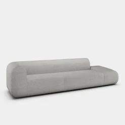 Plump Left Arm Facing Backrest Modular Sofa