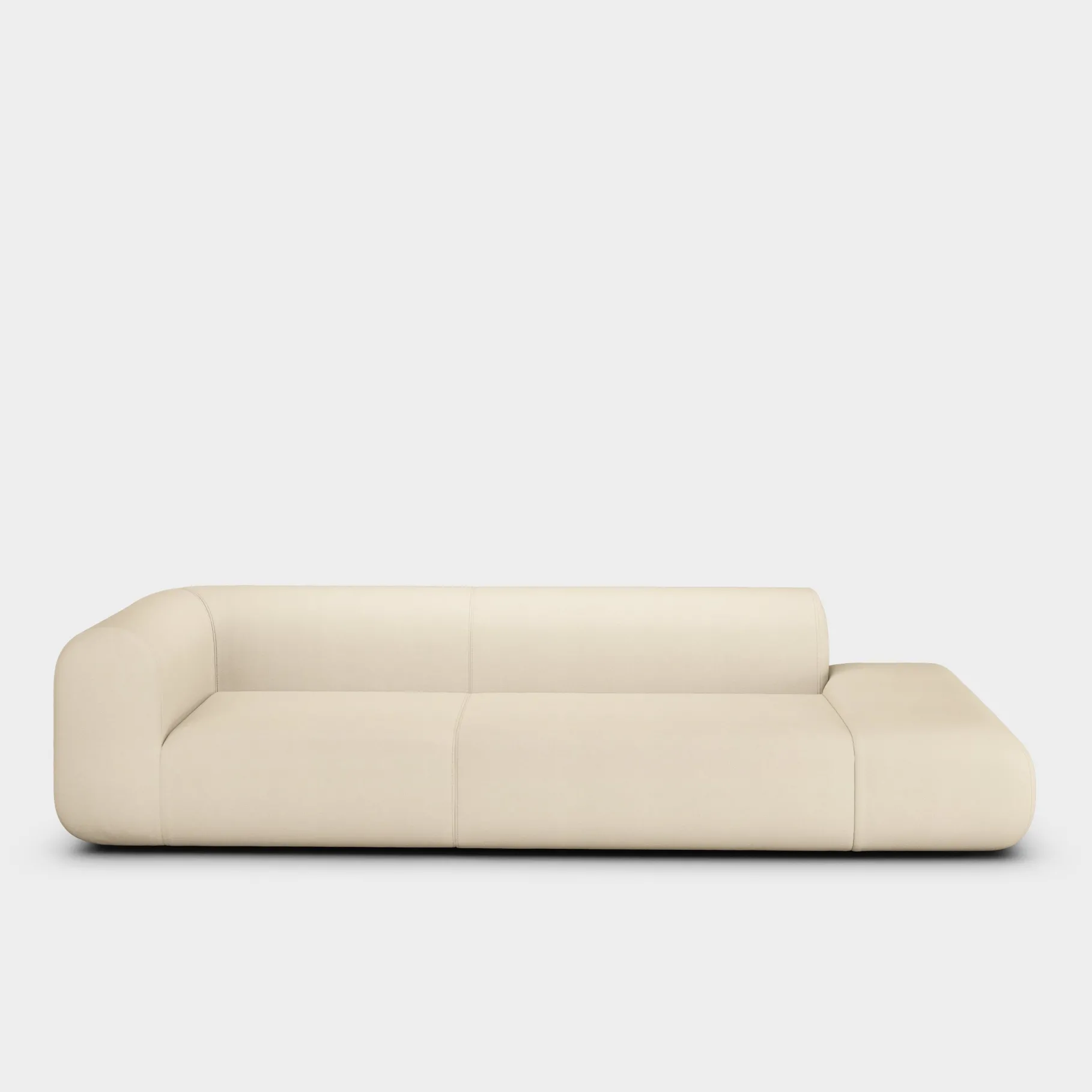 Plump Left Arm Facing Backrest Modular Sofa