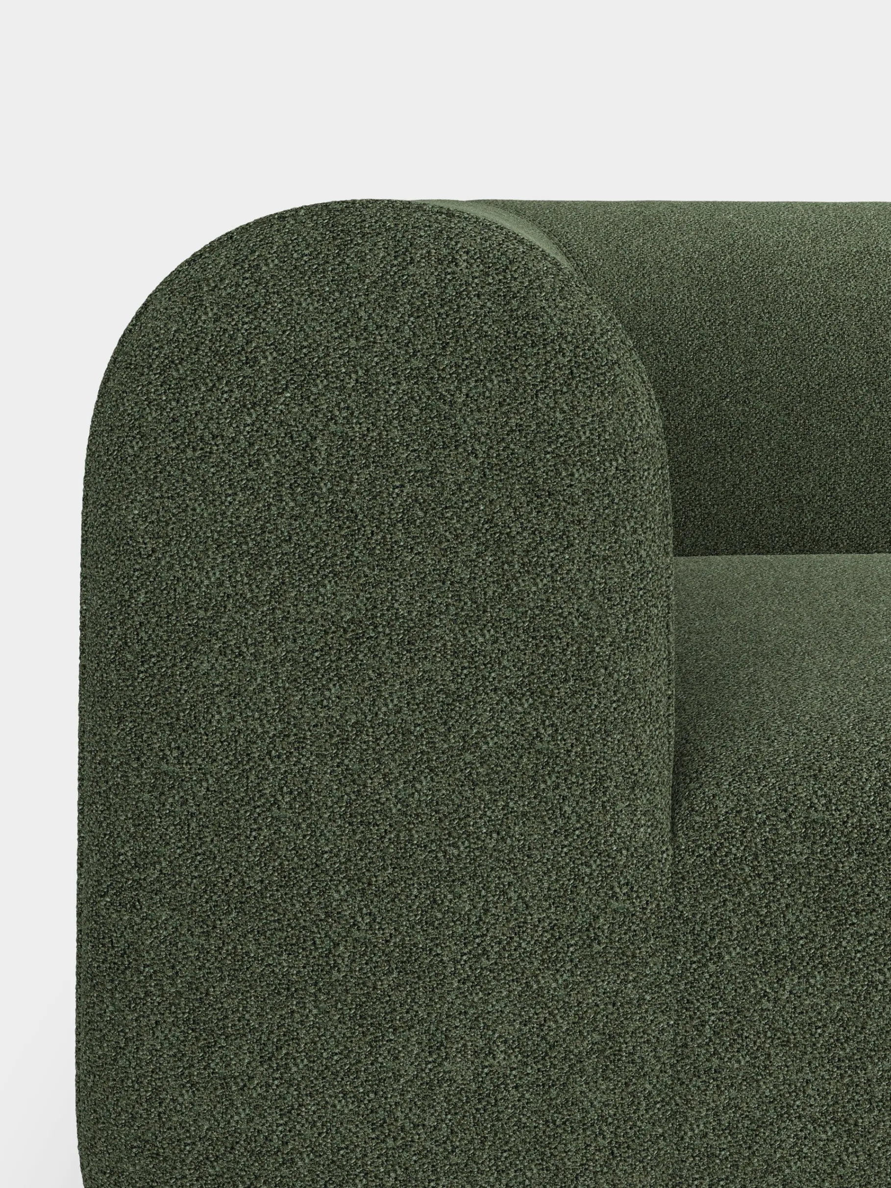 Plump Left Arm Facing Backrest Modular Sofa