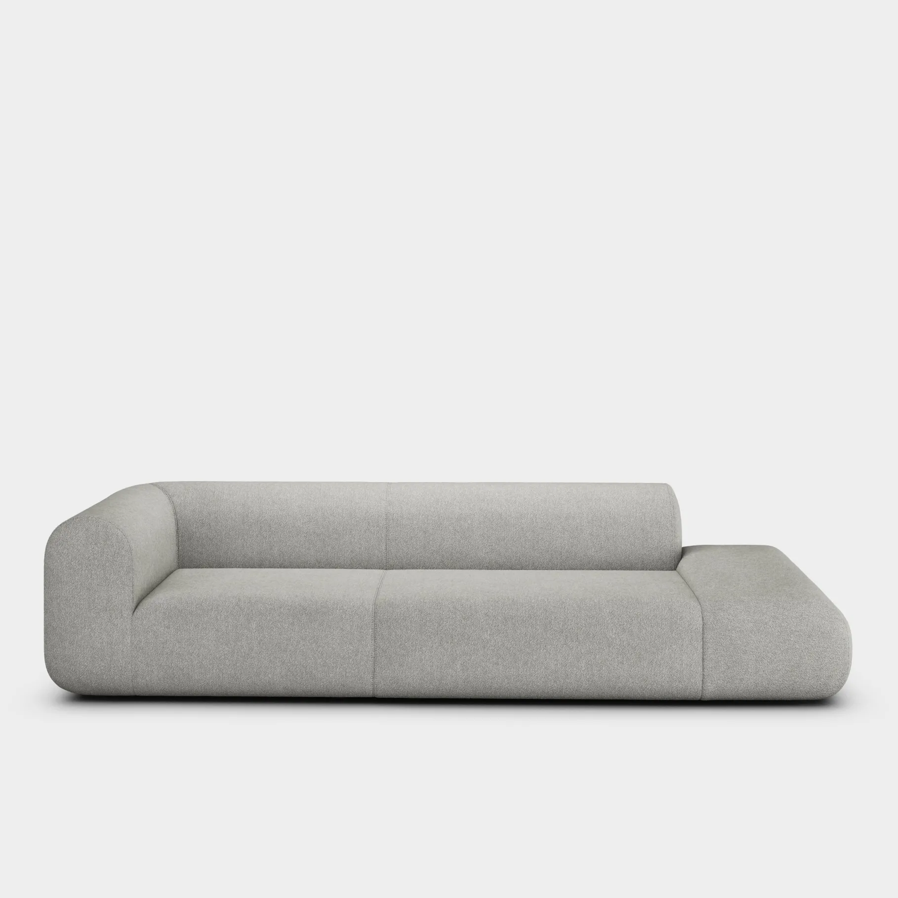 Plump Left Arm Facing Backrest Modular Sofa