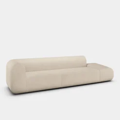 Plump Left Arm Facing Backrest Modular Sofa