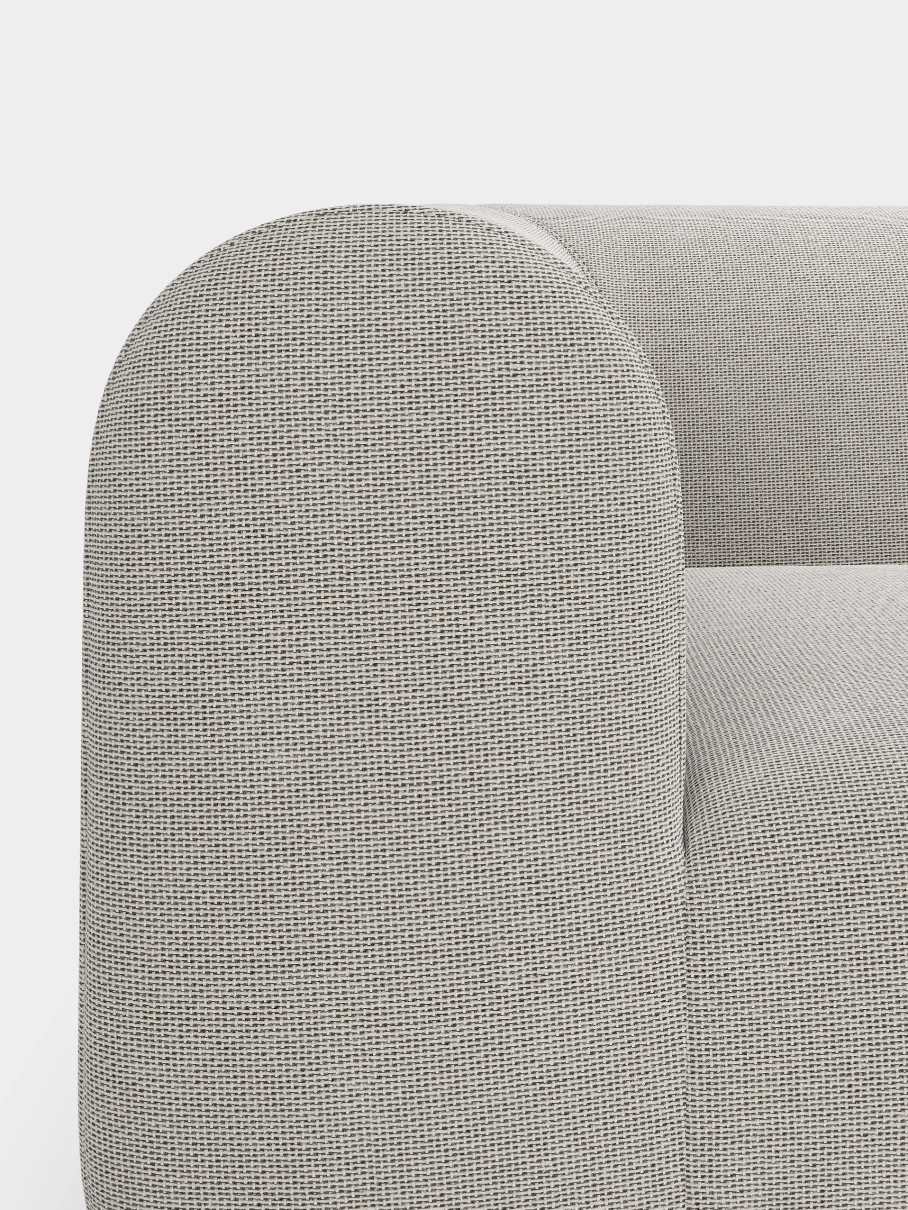 Plump Left Arm Facing Backrest Modular Sofa