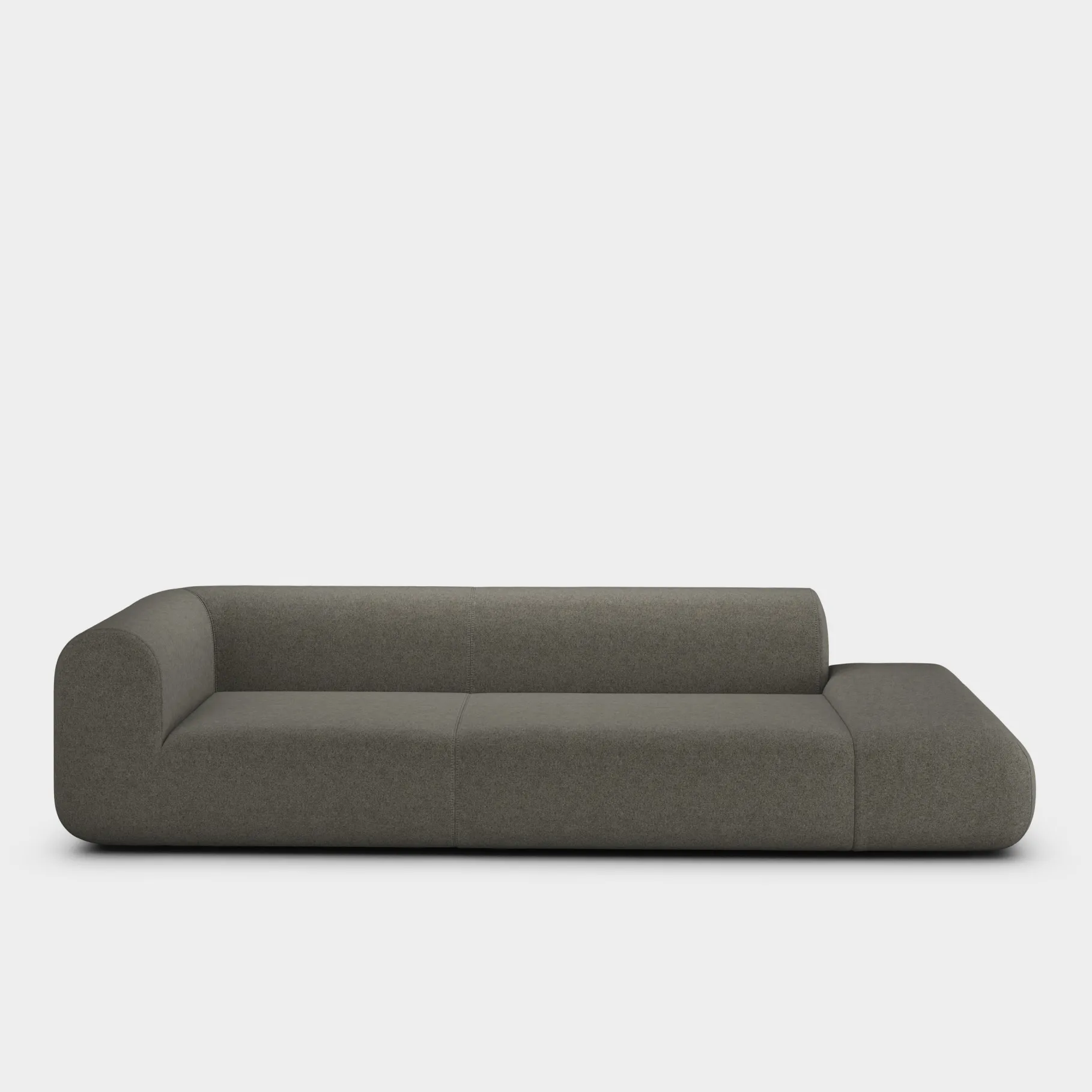 Plump Left Arm Facing Backrest Modular Sofa