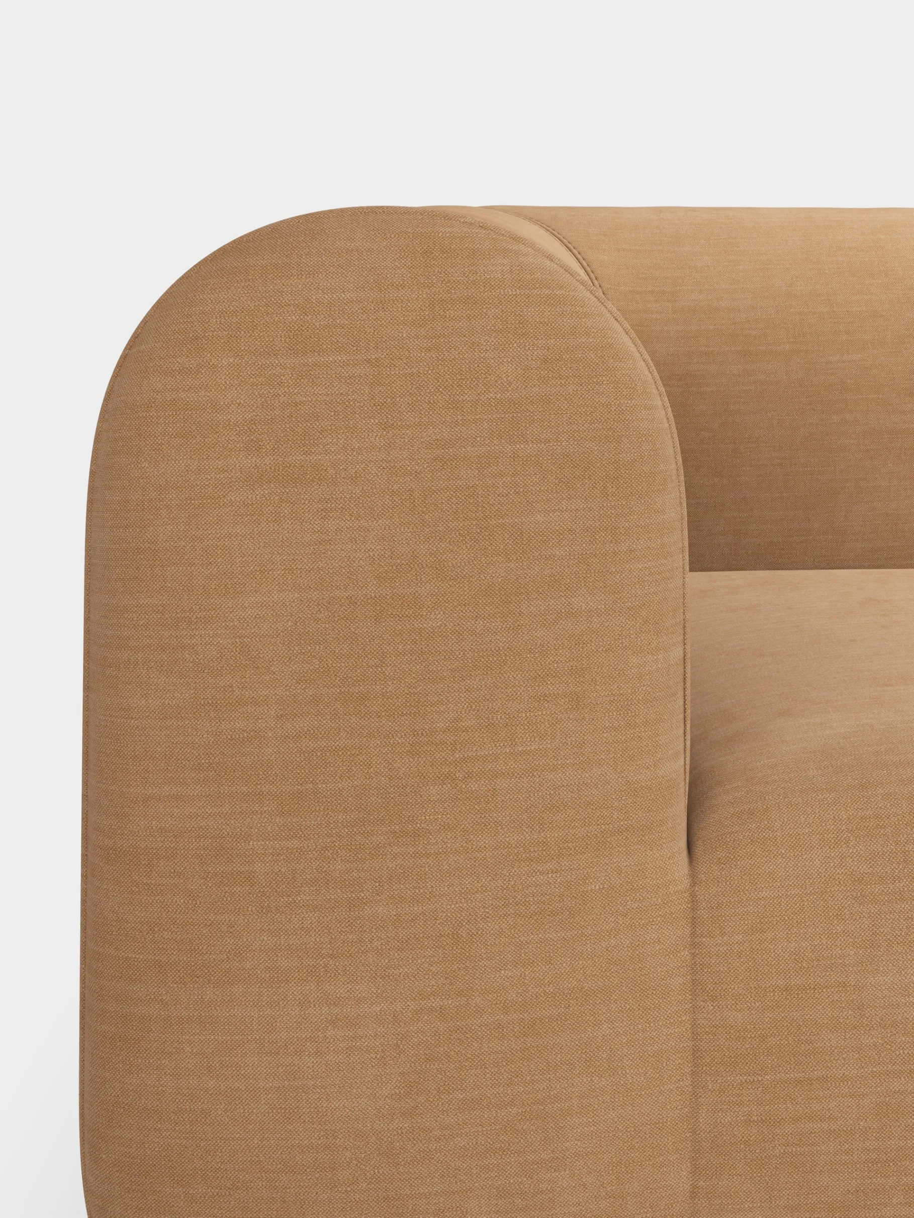 Plump Left Arm Facing Backrest Modular Sofa