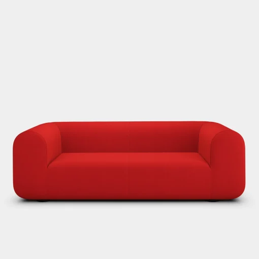 Plump 3-Seater Fixed Sofa