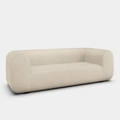 Plump 3-Seater Fixed Sofa