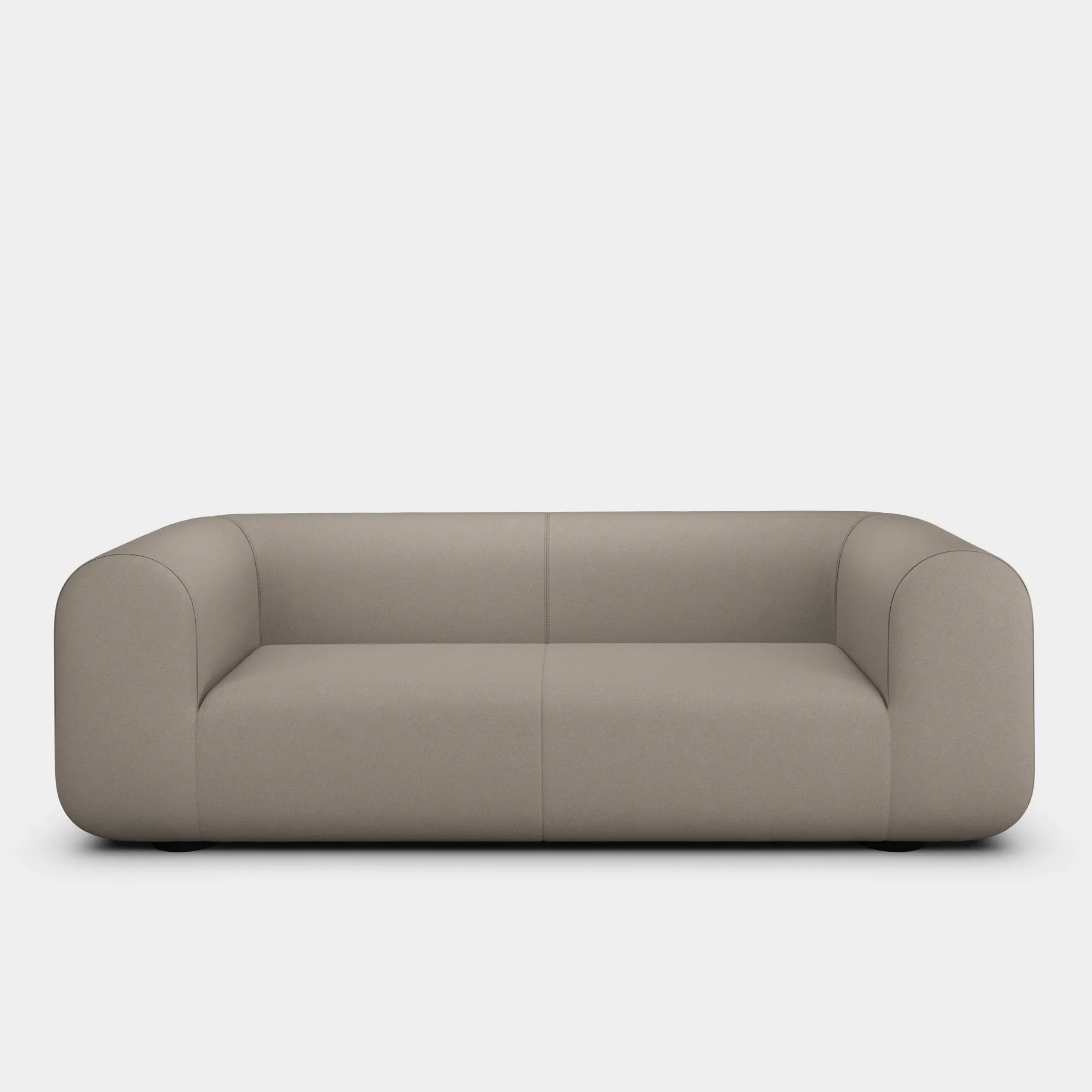 Plump 3-Seater Fixed Sofa