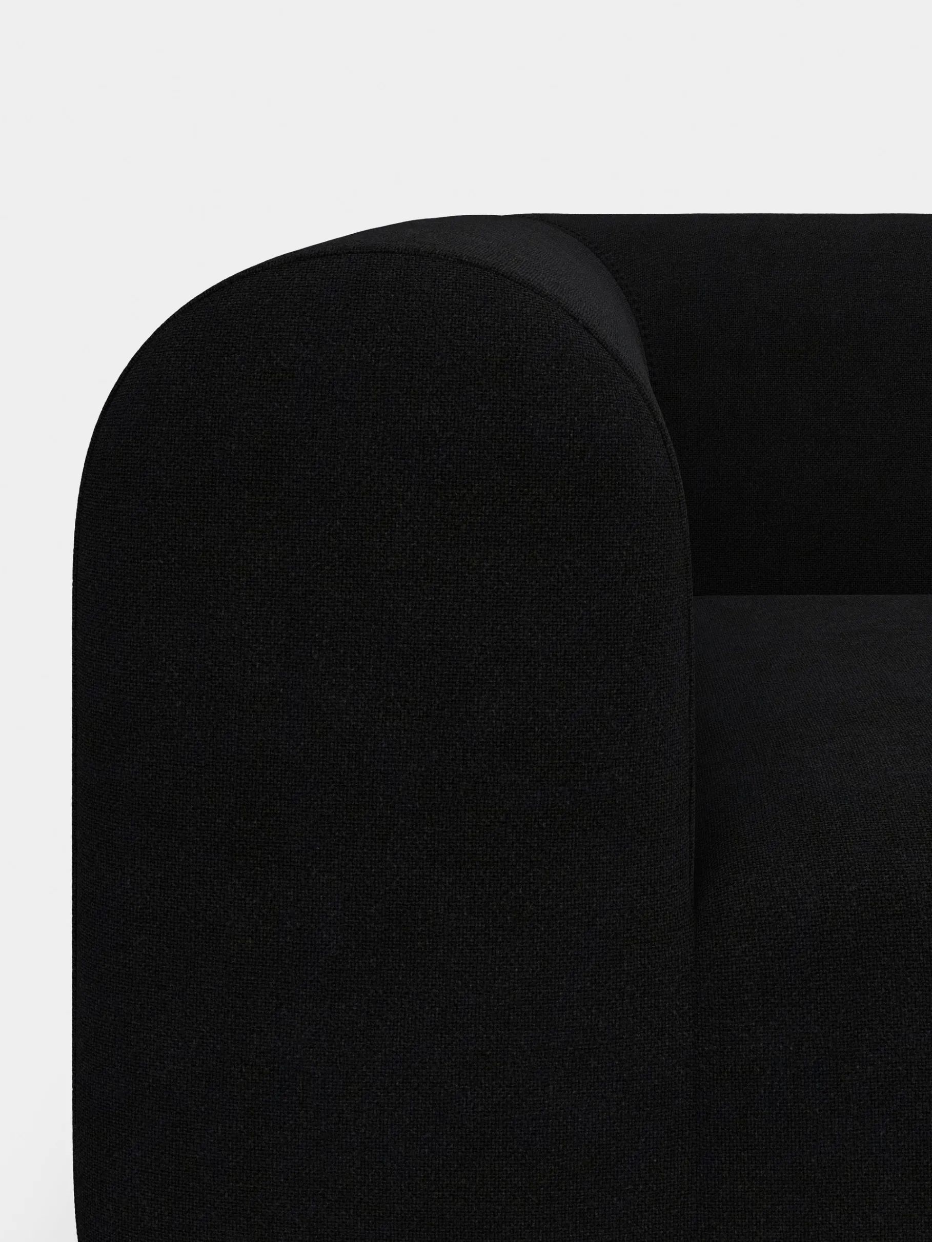 Plump 3-Seater Fixed Sofa