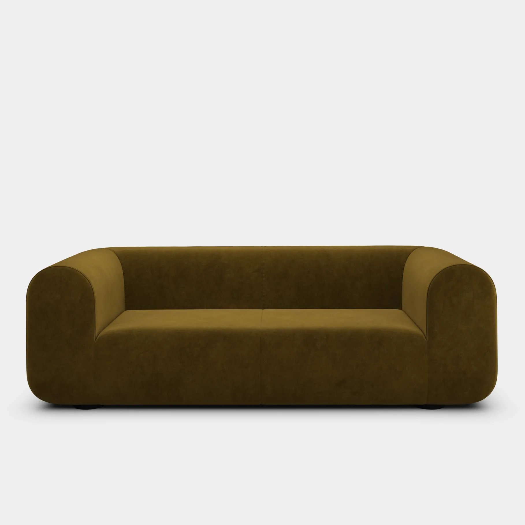 Plump 3-Seater Fixed Sofa