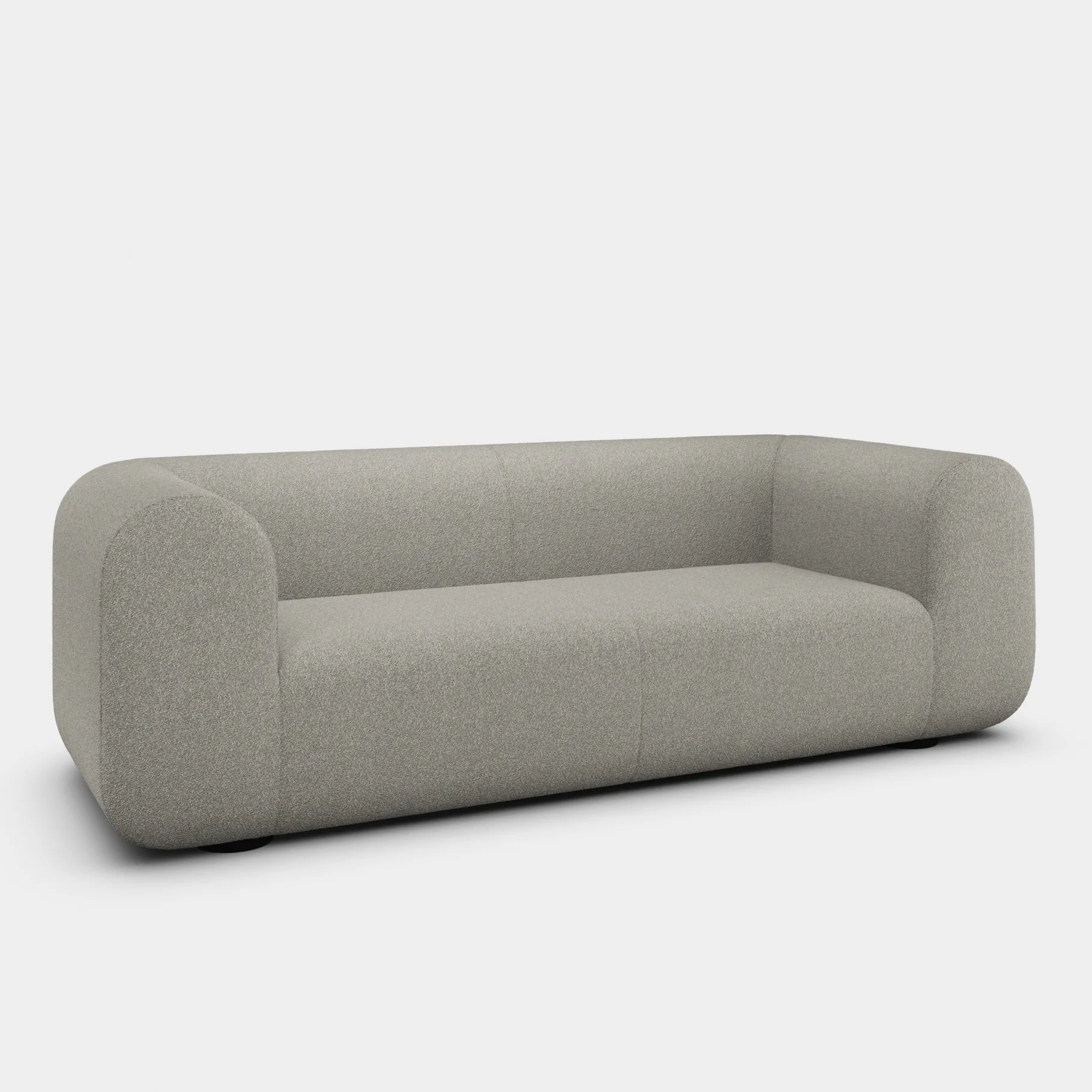 Plump 3-Seater Fixed Sofa