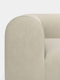Plump 3-Seater Fixed Sofa