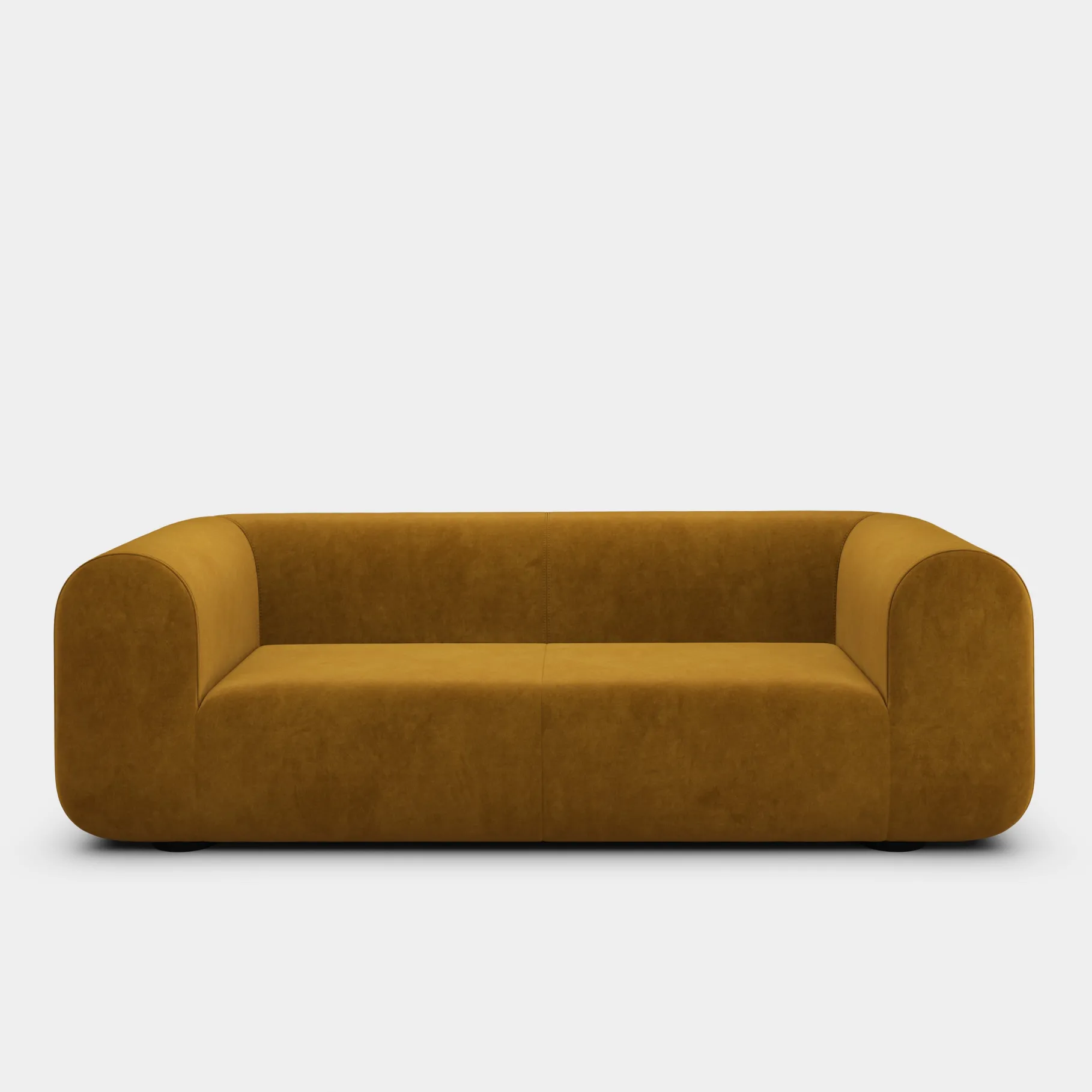 Plump 3-Seater Fixed Sofa