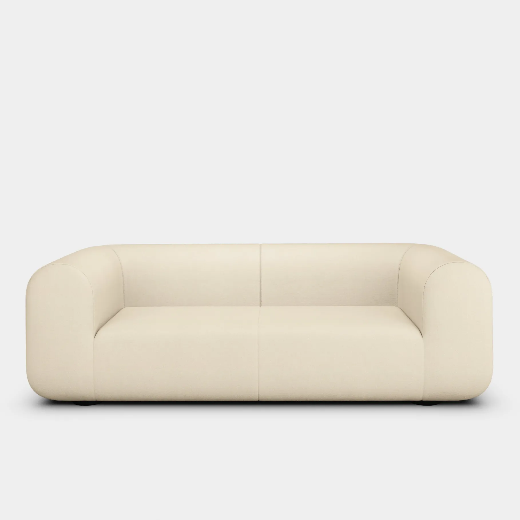 Plump 3-Seater Fixed Sofa
