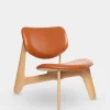 Slab Natural Wood Lounge Chair
